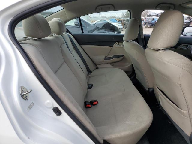 2HGFB2F54DH560819 - 2013 HONDA CIVIC LX WHITE photo 10