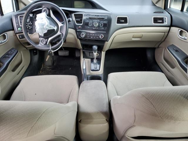 2HGFB2F54DH560819 - 2013 HONDA CIVIC LX WHITE photo 8