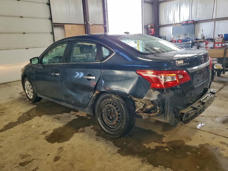 3N1AB7AP9HL677455 - 2017 NISSAN SENTRA S 蓝色 照片 2