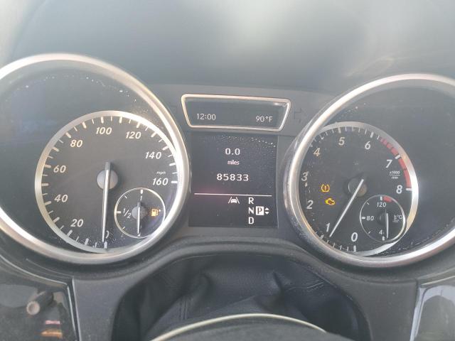 4JGDA5HB7CA027465 - 2012 MERCEDES-BENZ ML 350 4MATIC WHITE photo 9