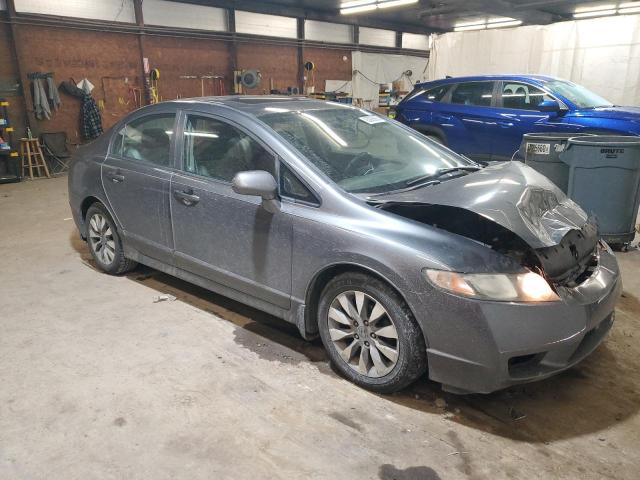 19XFA1F89BE015598 - 2011 HONDA CIVIC EX GRAY photo 4