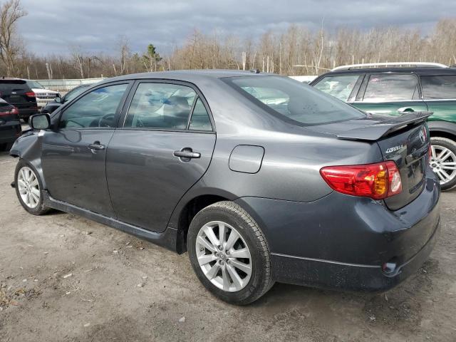 2T1BU4EE9AC242107 - 2010 TOYOTA COROLLA BASE ნაცრისფერი ფოტო 2