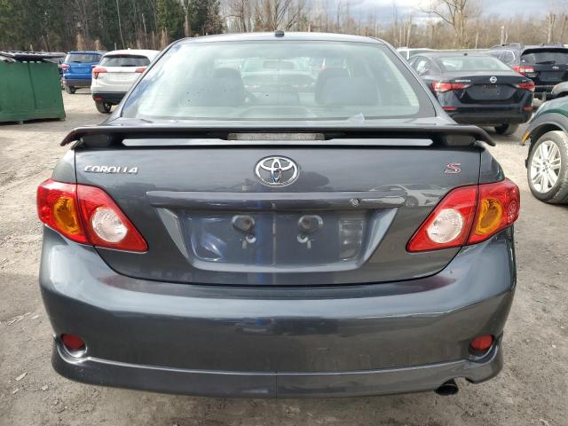 2T1BU4EE9AC242107 - 2010 TOYOTA COROLLA BASE ნაცრისფერი ფოტო 6