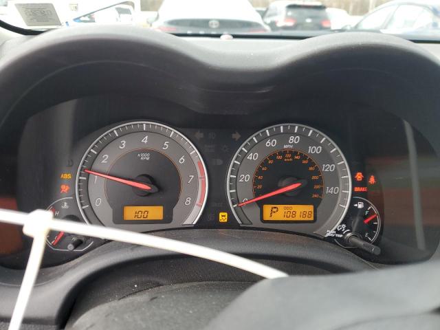 2T1BU4EE9AC242107 - 2010 TOYOTA COROLLA BASE ნაცრისფერი ფოტო 9