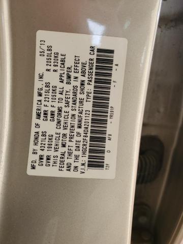 1HGCR2F84DA201123 - 2013 HONDA ACCORD EXL أسمر صورة 13