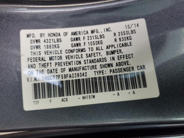 1HGCR2F59FA038042 - 2015 HONDA ACCORD SPORT 灰色 照片 13