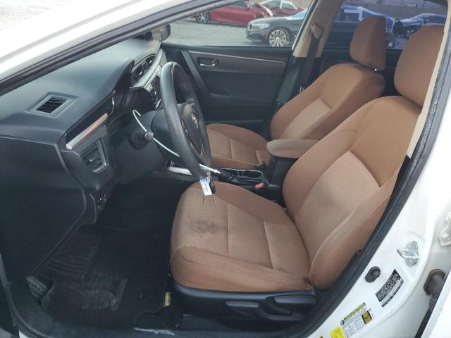 5YFBURHE0FP321844 - 2015 TOYOTA COROLLA L WHITE photo 7
