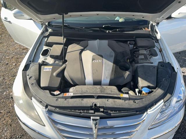 KMHGC4DDXCU173141 - 2012 HYUNDAI GENESIS 3.8L WHITE photo 7