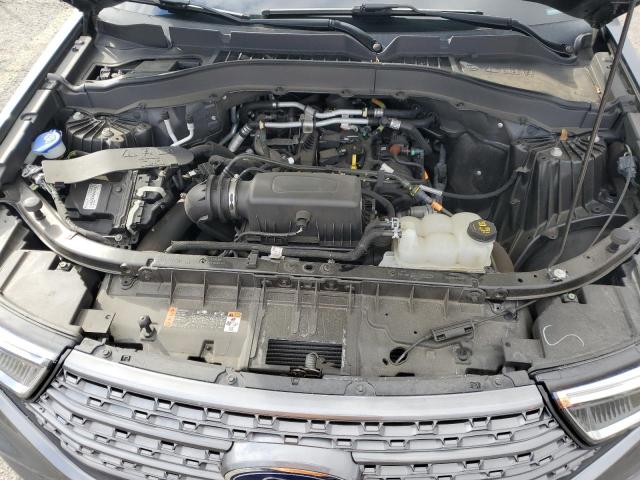 1FMSK8DH9MGA26140 - 2021 FORD EXPLORER XLT ნაცრისფერი ფოტო 12