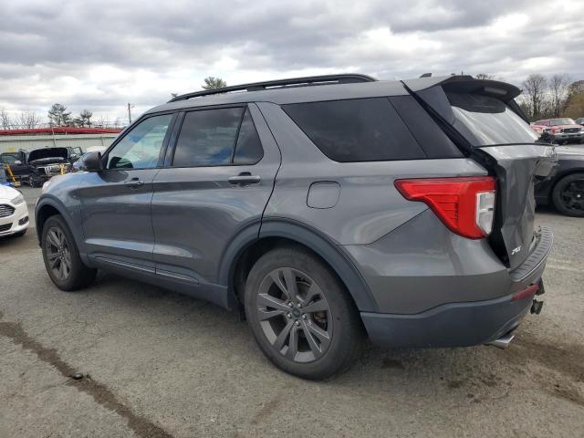 1FMSK8DH9MGA26140 - 2021 FORD EXPLORER XLT ნაცრისფერი ფოტო 2