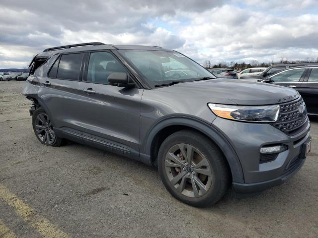 1FMSK8DH9MGA26140 - 2021 FORD EXPLORER XLT ნაცრისფერი ფოტო 4