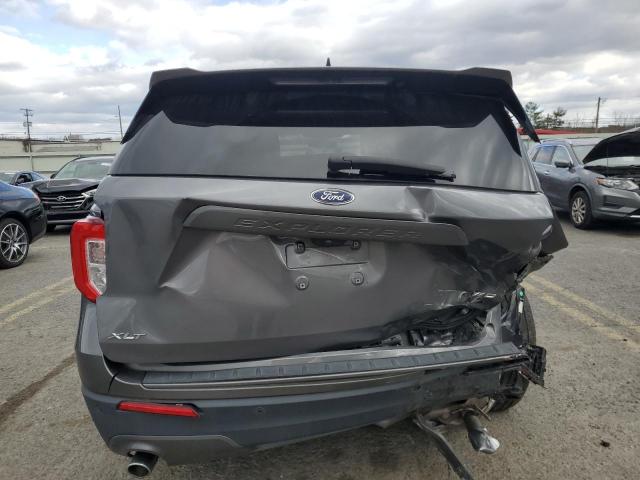 1FMSK8DH9MGA26140 - 2021 FORD EXPLORER XLT ნაცრისფერი ფოტო 6