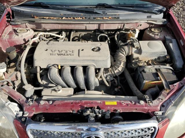 1NXBR32E57Z778043 - 2007 TOYOTA COROLLA CE RED photo 11