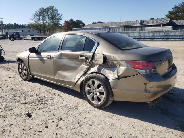 1HGCP36849A047404 - 2009 HONDA ACCORD EXL GOLD photo 2