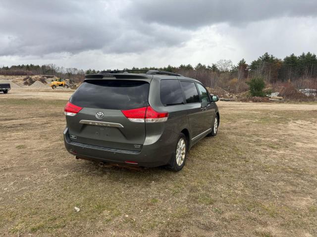 5TDDK3DC2BS021675 - 2011 TOYOTA SIENNA XLE GRAY photo 4