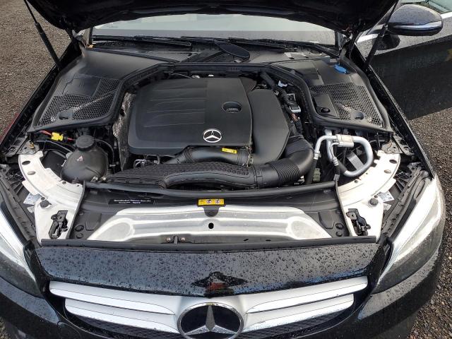 55SWF8DB0KU313961 - 2019 MERCEDES-BENZ C 300 BLACK photo 11