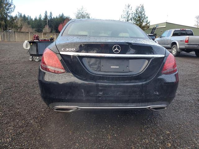 55SWF8DB0KU313961 - 2019 MERCEDES-BENZ C 300 BLACK photo 6
