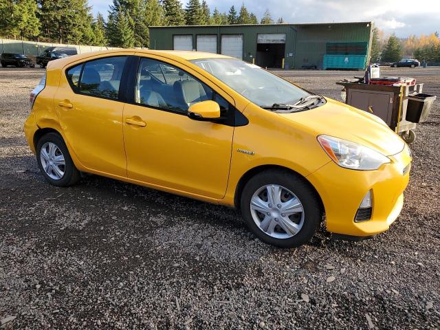 JTDKDTB30E1064496 - 2014 TOYOTA PRIUS C Gelb Foto 4