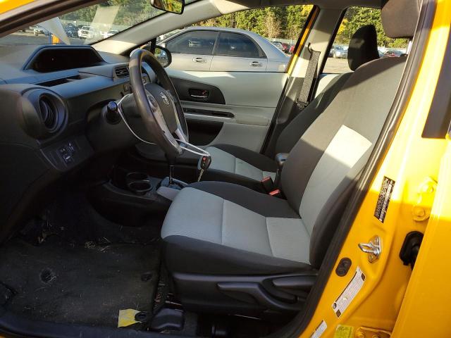 JTDKDTB30E1064496 - 2014 TOYOTA PRIUS C Gelb Foto 7