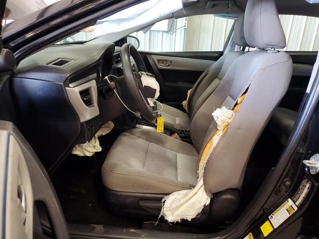 2T1BURHE2GC686589 - 2016 TOYOTA COROLLA L BLACK photo 7