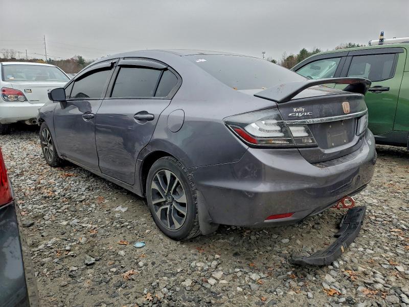 19XFB2F84FE264139 - 2015 HONDA CIVIC EX GRAY photo 2