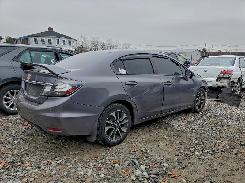 19XFB2F84FE264139 - 2015 HONDA CIVIC EX GRAY photo 3