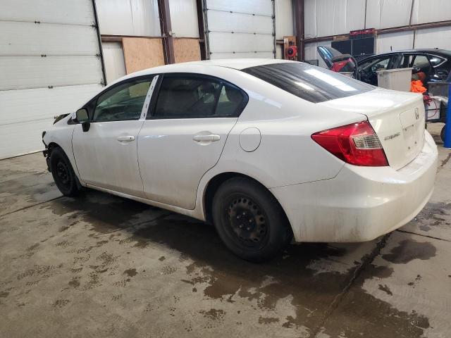 2HGFB2F43CH118541 - 2012 HONDA CIVIC LX WHITE photo 2
