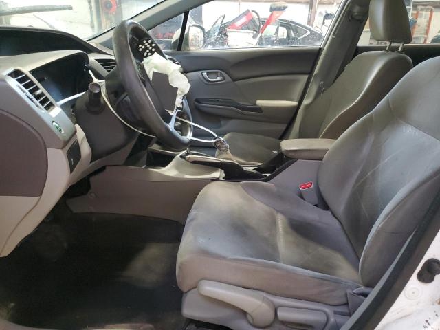 2HGFB2F43CH118541 - 2012 HONDA CIVIC LX WHITE photo 7