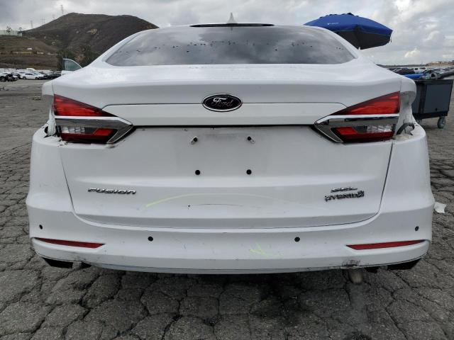 3FA6P0MU8KR200426 - 2019 FORD FUSION SEL თეთრი ფოტო 6