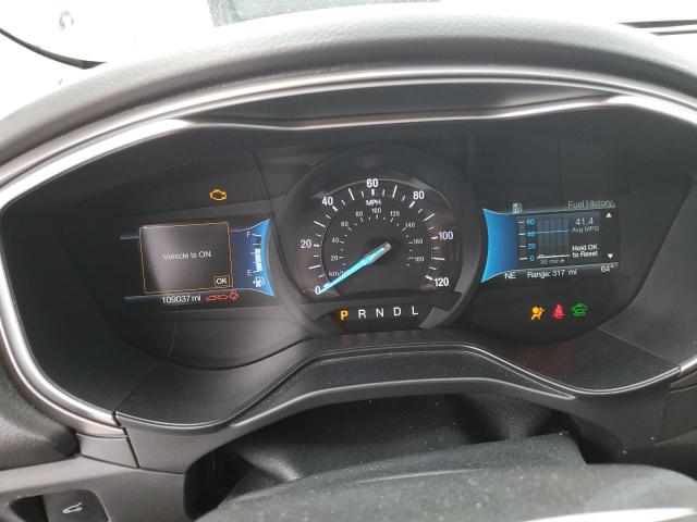 3FA6P0MU8KR200426 - 2019 FORD FUSION SEL თეთრი ფოტო 9