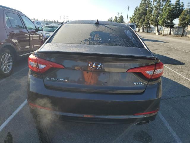 5NPE34AF1FH127858 - 2015 HYUNDAI SONATA SPORT BROWN photo 6