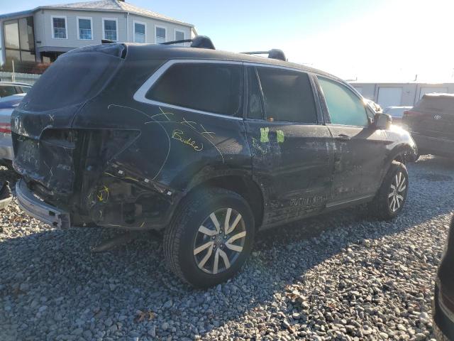 5FNYF6H56KB097214 - 2019 HONDA PILOT EXL შავი ფოტო 3