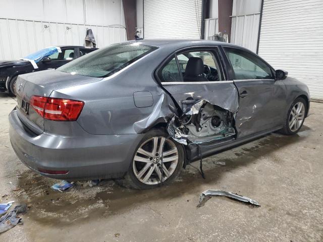 3VW3A7AJ3FM414077 - 2015 VOLKSWAGEN JETTA TDI GRAY photo 3