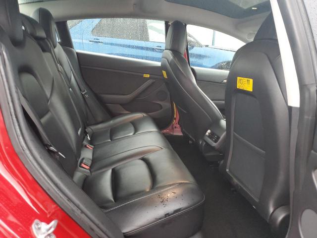 5YJ3E1EA3NF304437 - 2022 TESLA MODEL 3 红色 照片 10