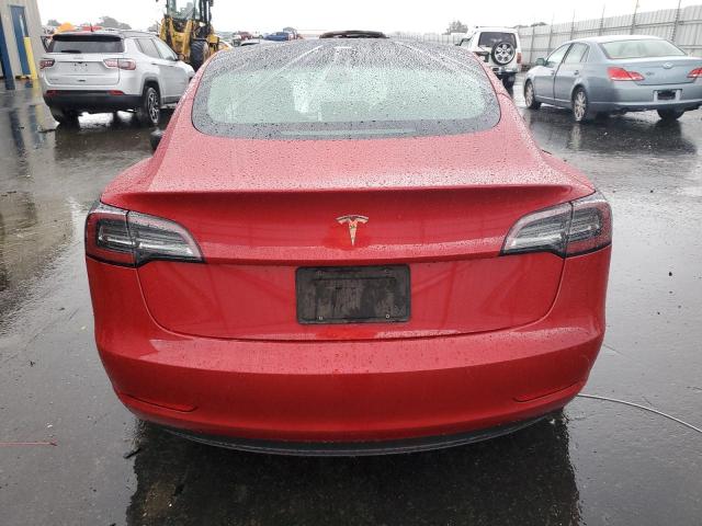 5YJ3E1EA3NF304437 - 2022 TESLA MODEL 3 红色 照片 6