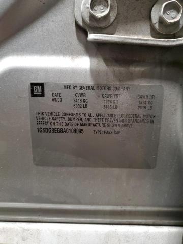 1G6DG8EG8A0108095 - 2010 CADILLAC CTS LUXURY COLLECTION 银色 照片 12