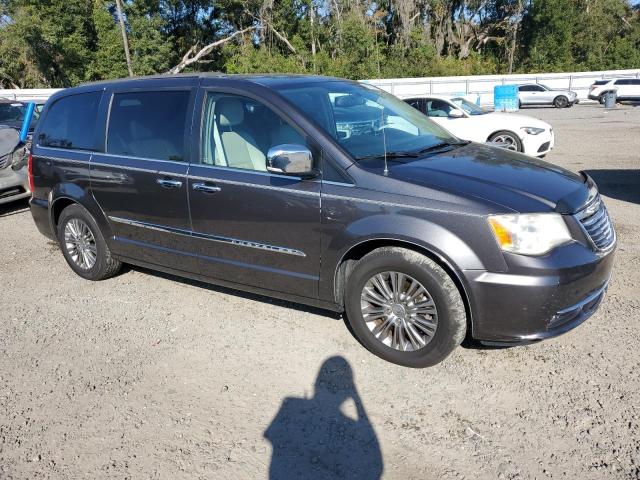 2C4RC1CG6FR521381 - 2015 CHRYSLER TOWN & COU TOURING L GRAY photo 4