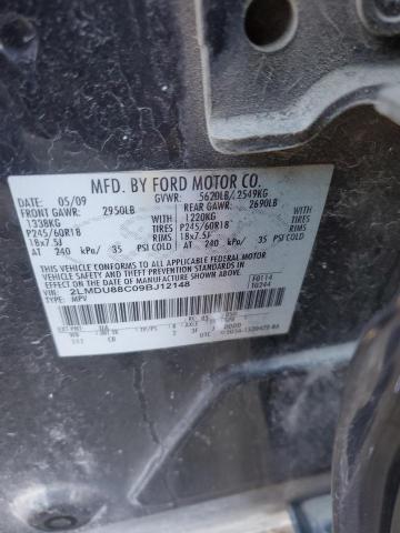 2LMDU88C09BJ12148 - 2009 LINCOLN MKX BLACK photo 13