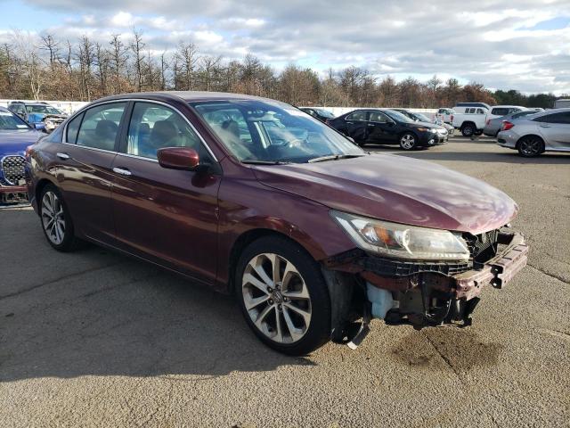 1HGCR2F57DA049683 - 2013 HONDA ACCORD SPORT Bordeaux photo 4