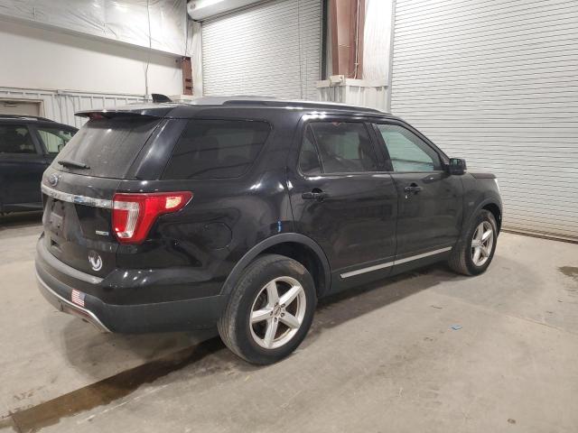 1FM5K8DH7GGB57066 - 2016 FORD EXPLORER XLT BLACK photo 3