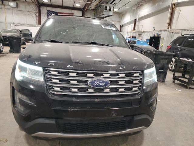 1FM5K8DH7GGB57066 - 2016 FORD EXPLORER XLT BLACK photo 5