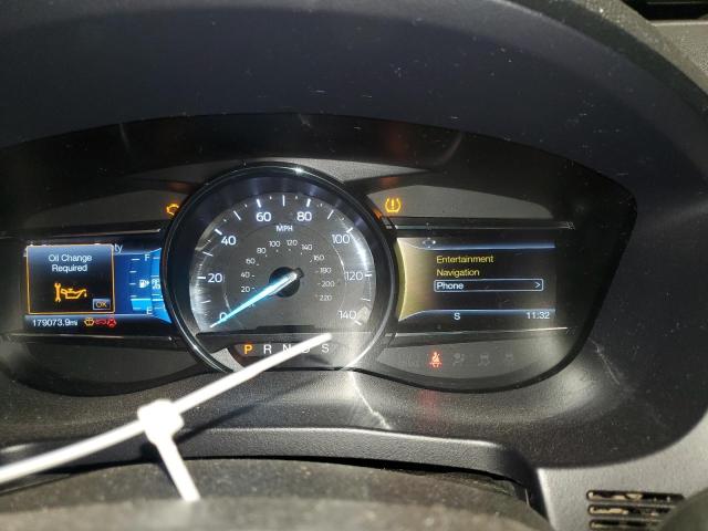 1FM5K8DH7GGB57066 - 2016 FORD EXPLORER XLT BLACK photo 9