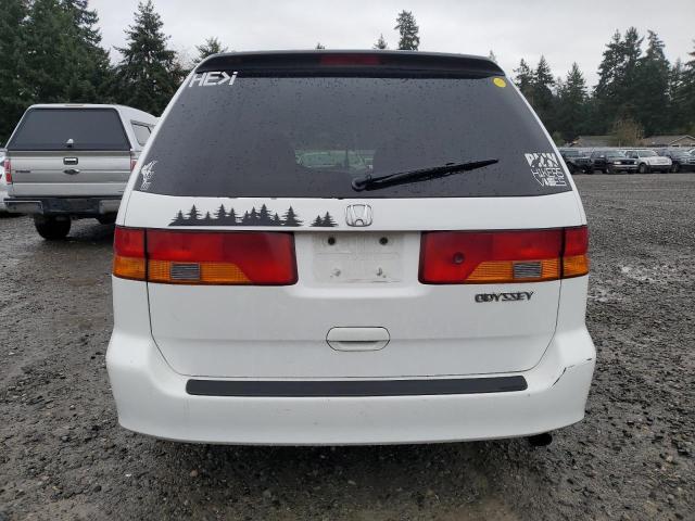 2HKRL18042H546735 - 2002 HONDA ODYSSEY EXL WHITE photo 6