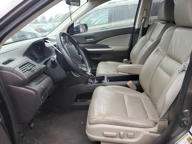 5J6RM4H78DL019852 - 2013 HONDA CR-V EXL 棕色 照片 7