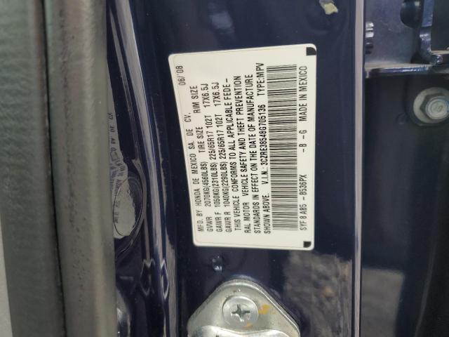 3CZRE38548G705136 - 2008 HONDA CR-V EX ლურჯი ფოტო 13