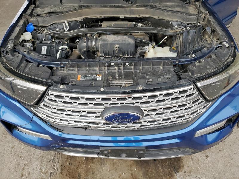 1FMSK7FH5LGD03517 - 2020 FORD EXPLORER LIMITED Կապույտ լուսանկար 12