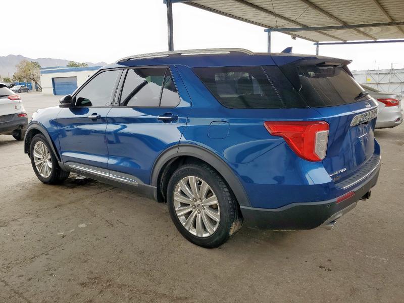 1FMSK7FH5LGD03517 - 2020 FORD EXPLORER LIMITED Կապույտ լուսանկար 2