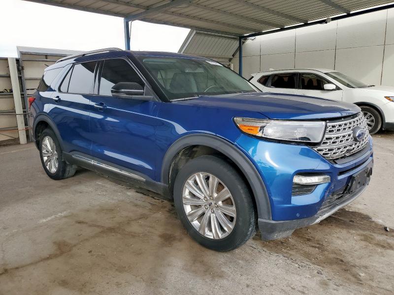 1FMSK7FH5LGD03517 - 2020 FORD EXPLORER LIMITED Կապույտ լուսանկար 4