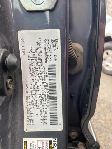 JTEBU14R040025980 - 2004 TOYOTA 4RUNNER SR5 石墨色 照片 10