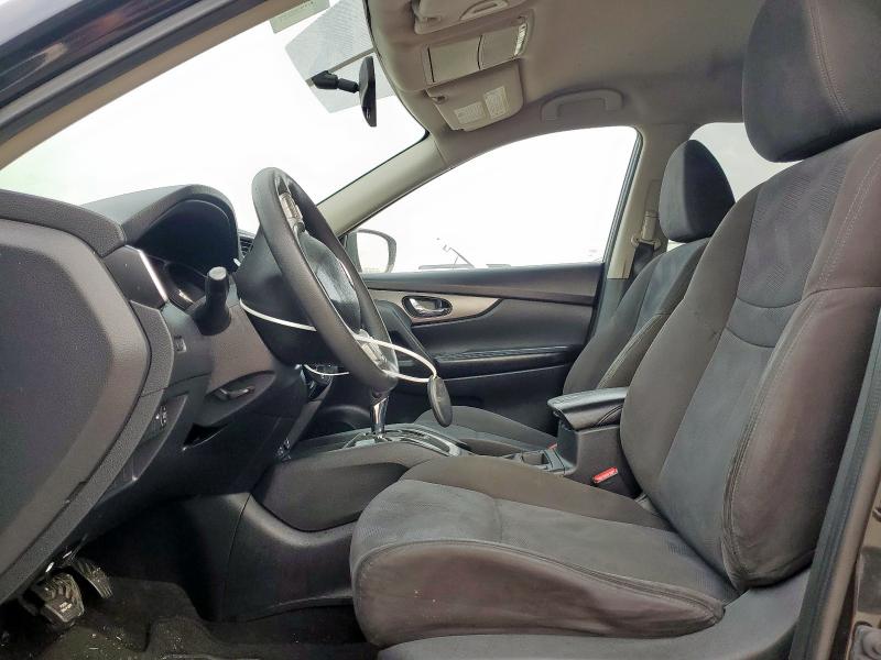 KNMAT2MT7GP594857 - 2016 NISSAN ROGUE S BLACK photo 7